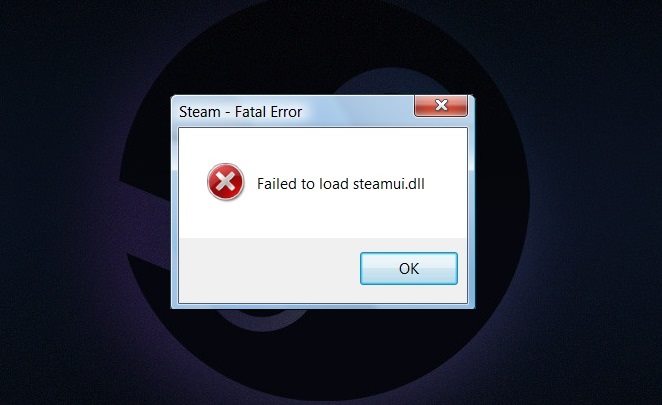 ошибка-failed-to-load-steamui-dll-что-делать