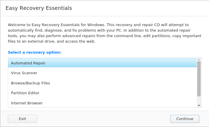 Neosmart Windows 10 Rollback Utility