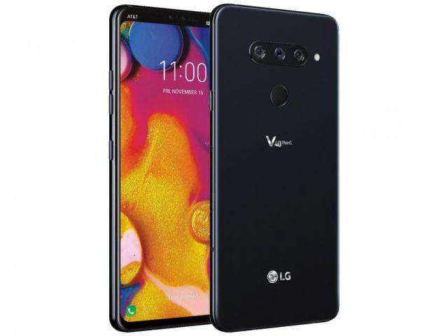 Официальное изображение смартфона LG V40 ThinQ утекло в сеть