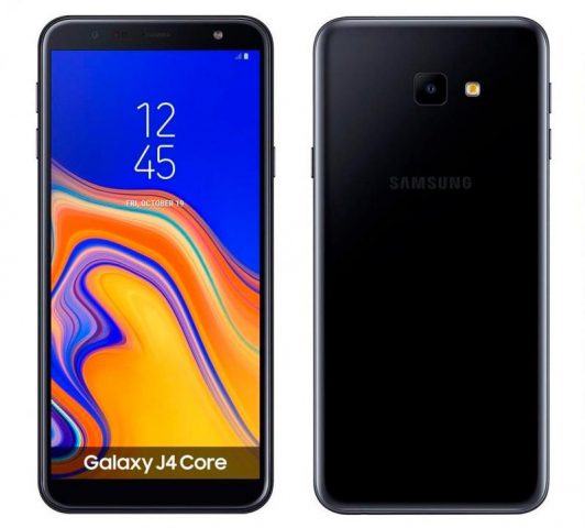 Подробные характеристики смартфона Samsung Galaxy J4 Core утекли в Сеть
