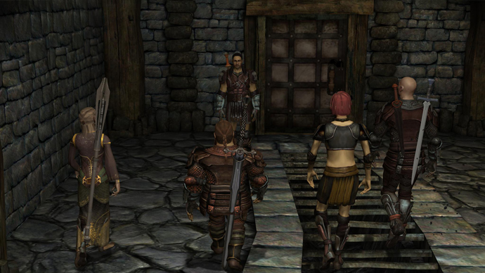 Кадр из игры Baldur's Gate