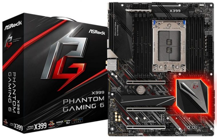 Представлена матплата ASRock X399 Phantom Gaming 6 для процессоров Threadripper
