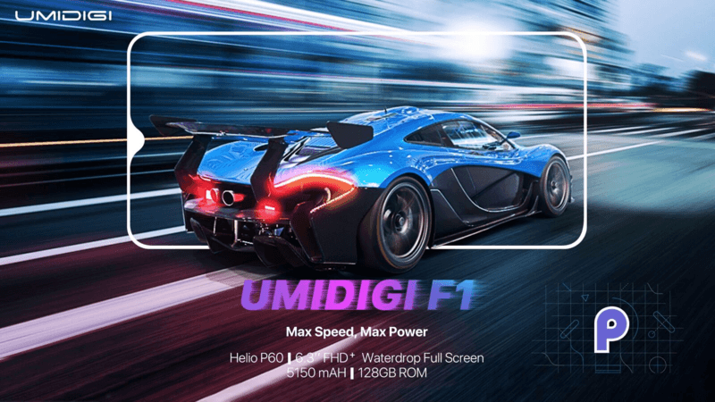 Представлен смартфон Umidigi F1 на базе Android 9.0 Pie