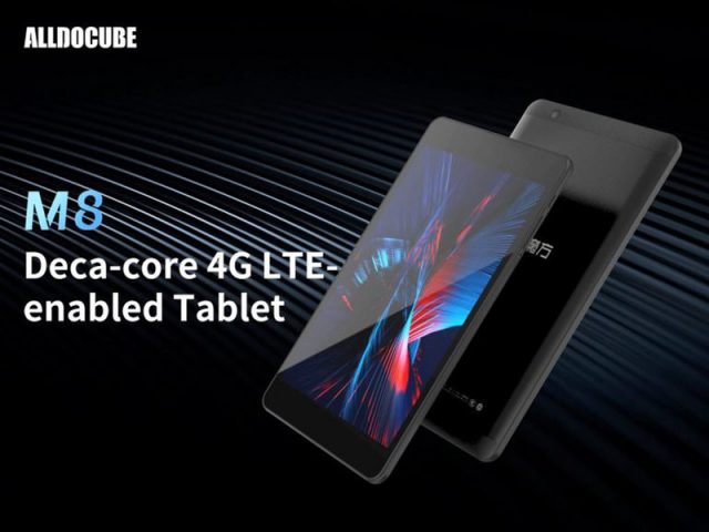 Планшет Alldocube M8 получил десятиядерный чипсет и LTE-модем