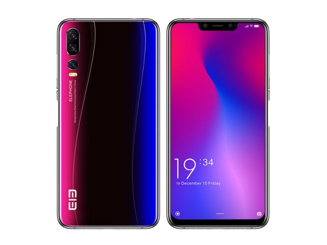 Смартфон Elephone получил тройную тыловую камеру и дизайн как у Huawei P20 Pro