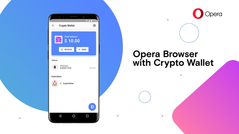 Android-версия браузера Opera получила встроенный криптокошелёк