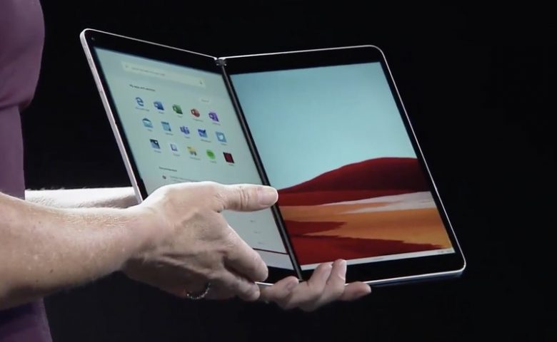 На презентации Microsoft компания объявила о выходе ОС Windows 10X для складных устройств